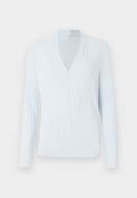 V NECK COSY - Jumper - light fjord blue