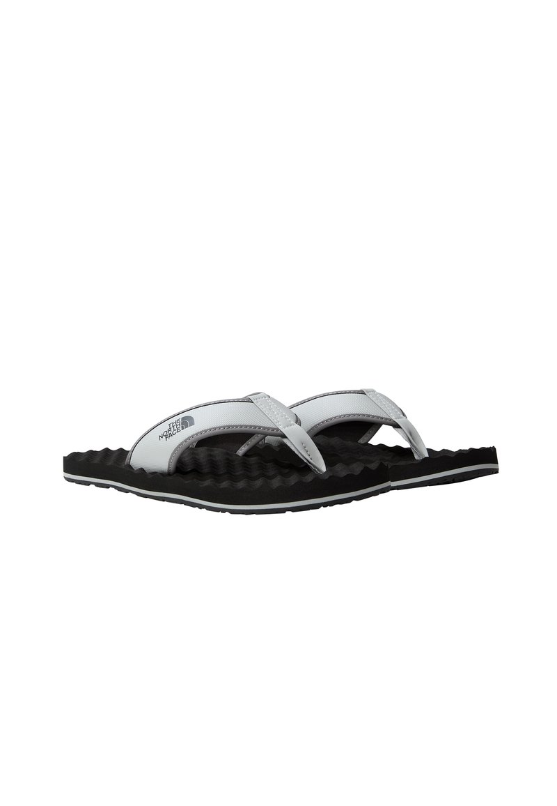 The North Face BASE CAMP - Sandály s odděleným palcem - high rise grey tnf black