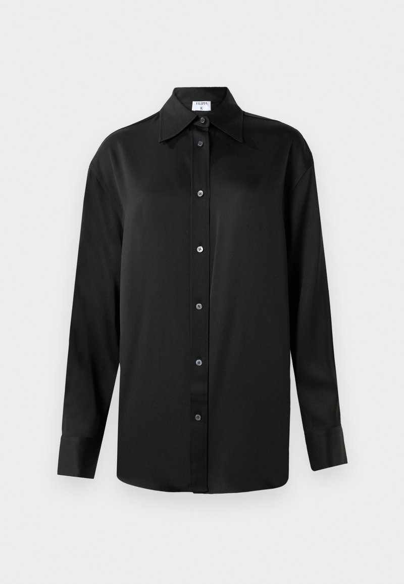 Filippa K Overhemdblouse zwart Filippa K Overhemdblouse zwart
