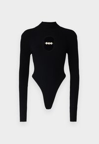 PEARLS - Maglietta a manica lunga - nero