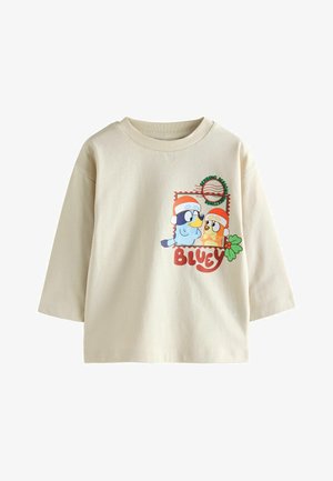 REGULAR FIT - LONG SLEEVE - Ilgarankovis viršutinės dalies drabužis - cream christmas