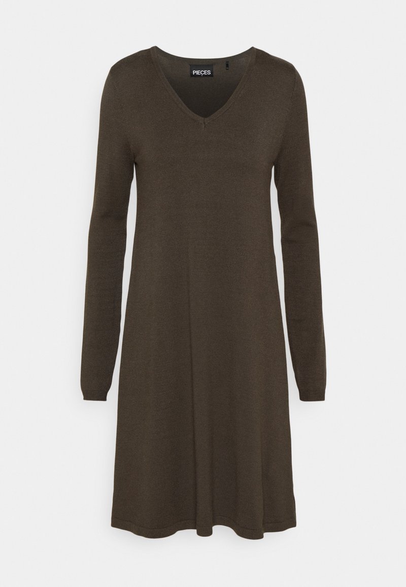 PIECES Tall Gebreide jurk kaki