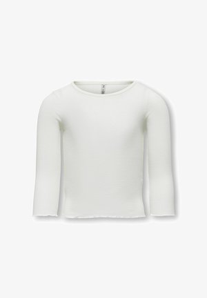 ONLY MINI KMGEVIG O-NECK - Langærmet T-shirt - cloud dancer