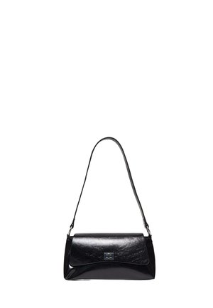 LARGE FLAP RECTANGULAR MINI - Håndtasker - black