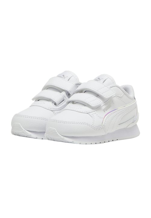 PUMA ST RUNNER V4 HOLO SNEAKERS - Zapatillas - white- white- silver — photo 2
