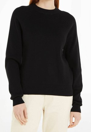 Strickpullover - black