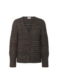 Cardigan - black coffee melange
