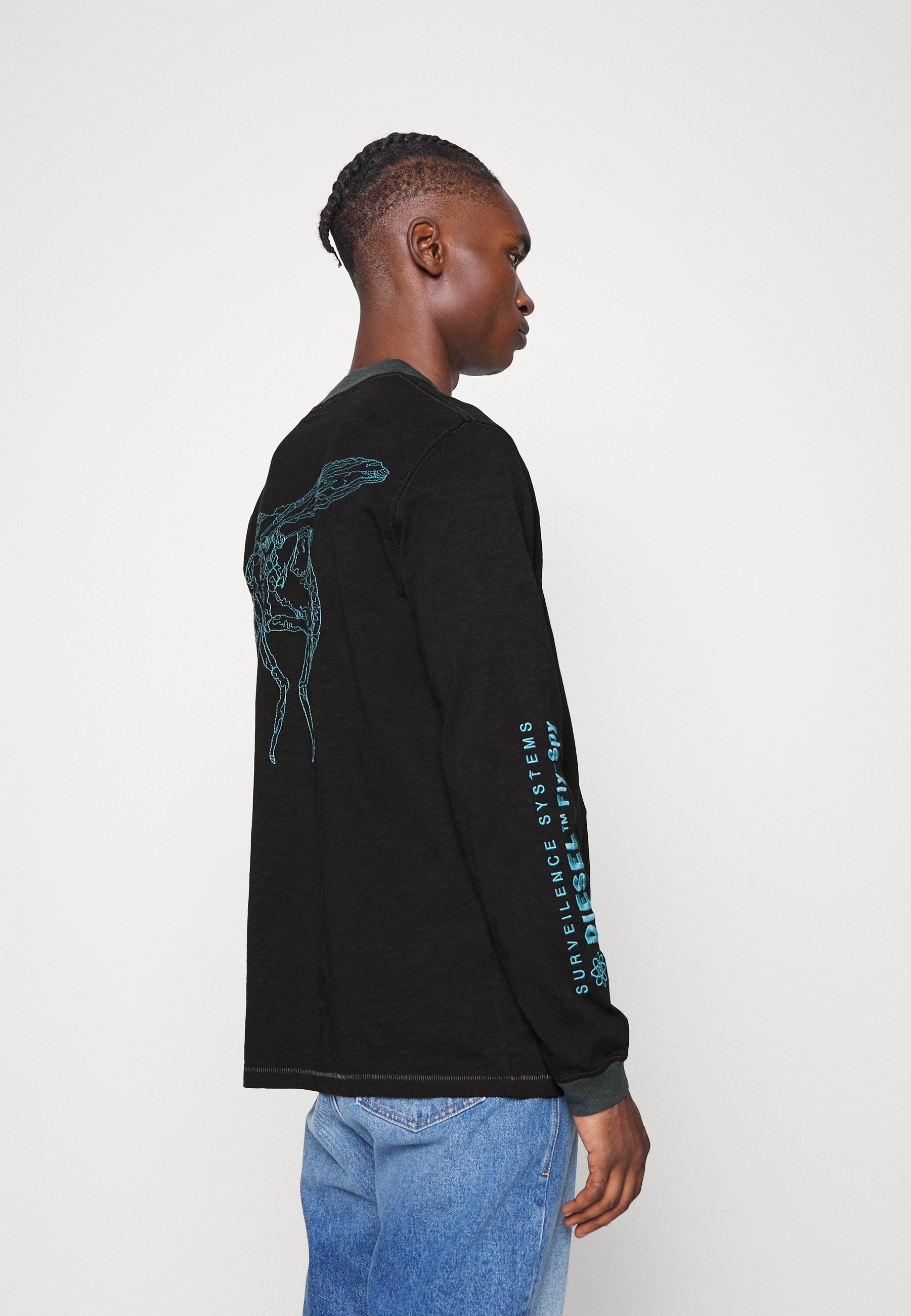 diesel men's long sleeve top