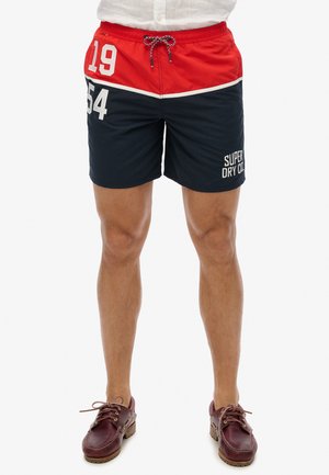 NAUTICAL LOGO - Shorts da mare - tricolore navy