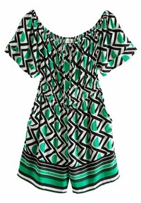 Next OFF SHOULDER PETITE - Overal - green geometric