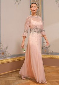 Love & Roses REGULAR FIT - SEQUIN FLUTE SLEEVE - Proginė apranga - pink