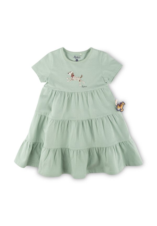 FUNNY DOG - Jerseykleid - grün