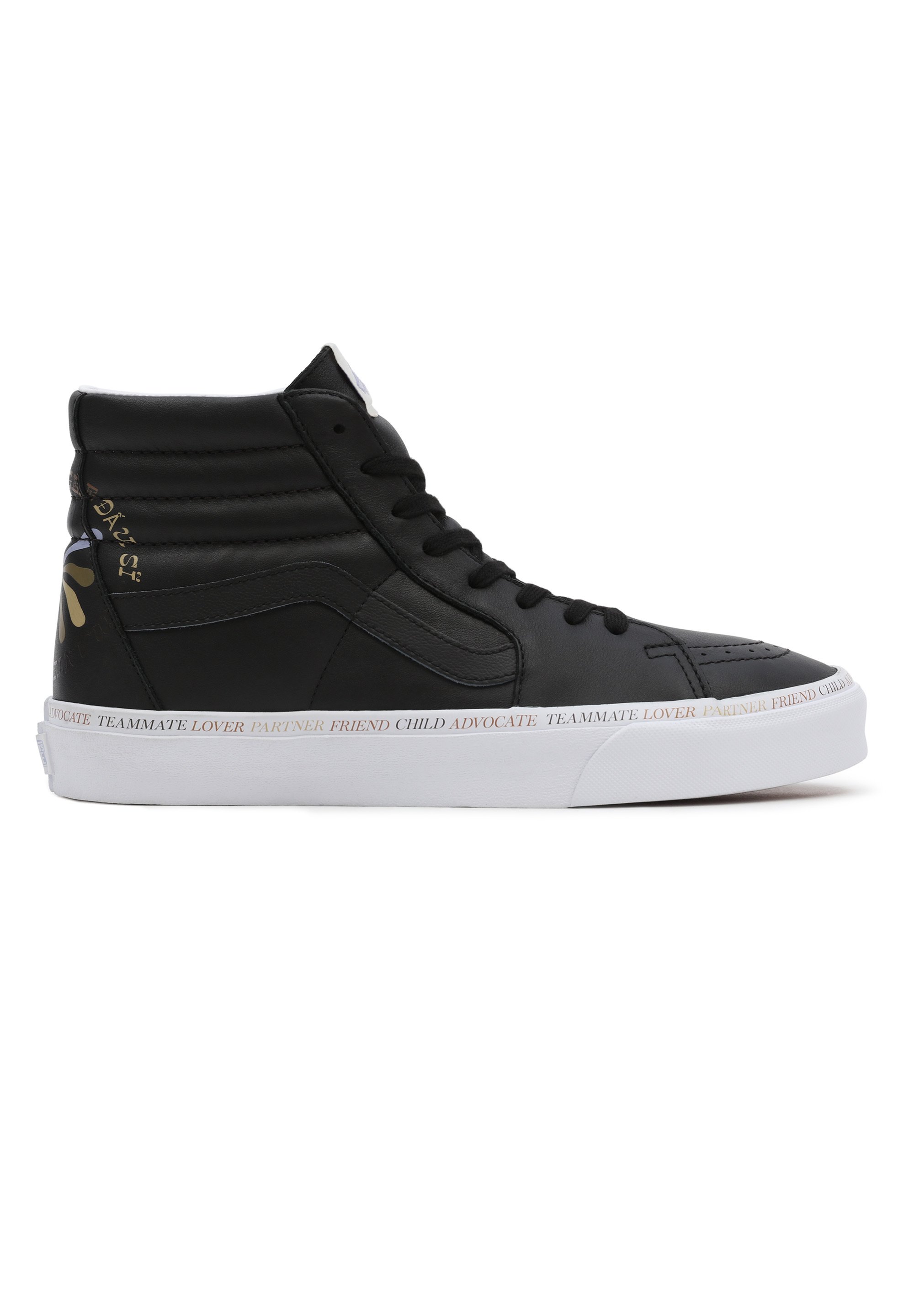 black high top vans with zipper