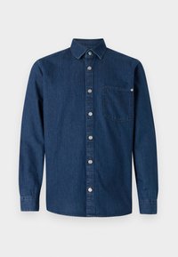 Košeľa - used dark stone blue denim