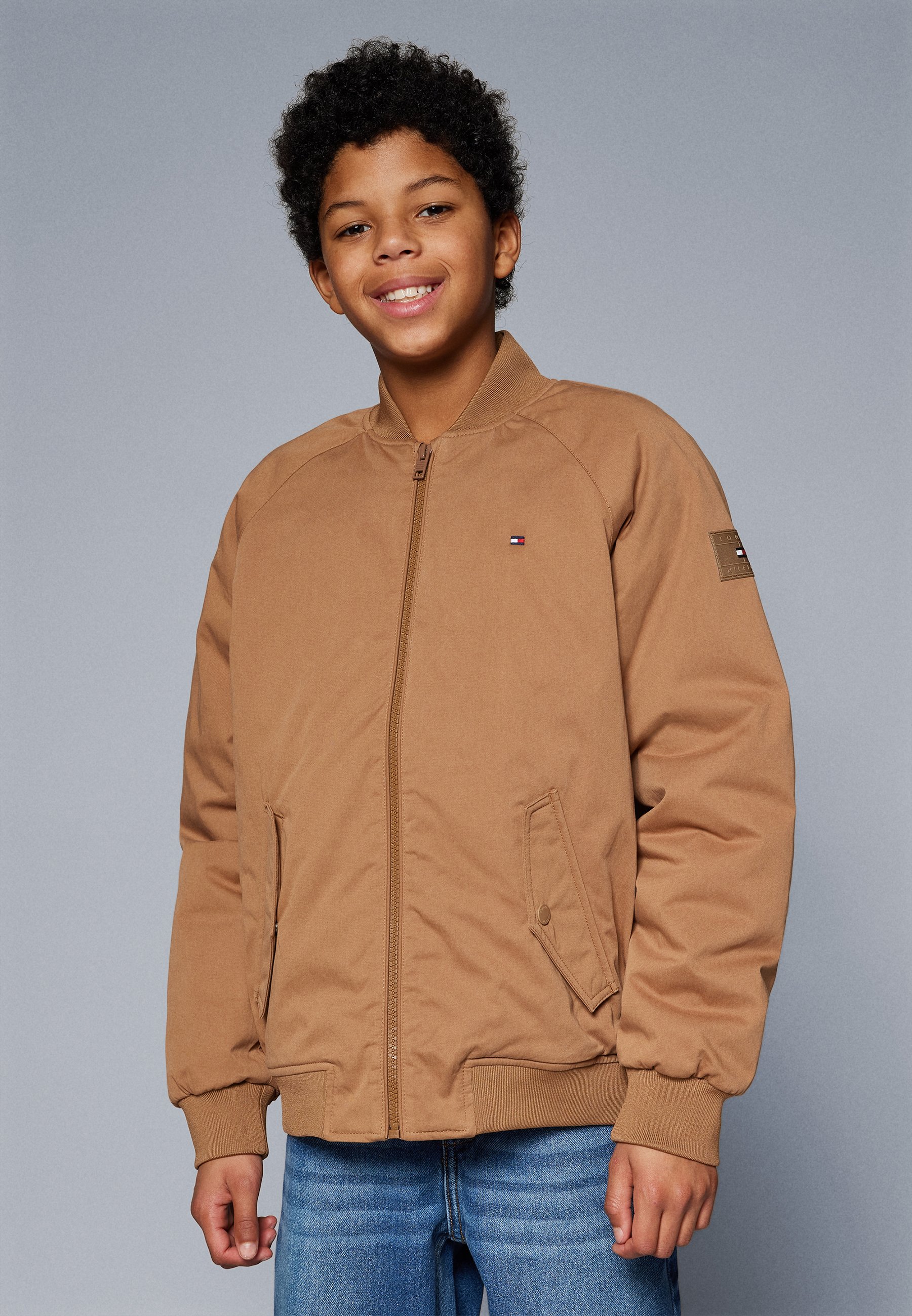 Tommy Hilfiger UNISEX - Bomber Jacket - hickory/brown - Zalando.co.uk