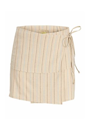 JJXX, JXSINA SUMMER ASYM MW SKIRT TLR - Átlapolós szoknya - natural