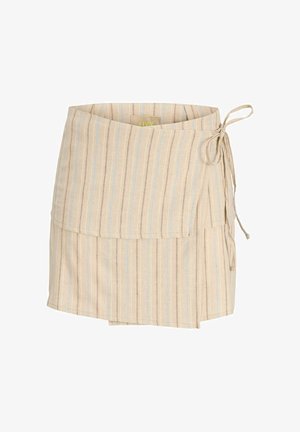 JJXX, JXSINA SUMMER ASYM MW SKIRT TLR - Átlapolós szoknya - natural