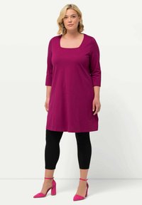 Ulla Popken A-LINE, 3/4-SLEEVE - Tunica - heather