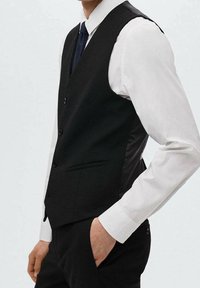 Mango Anzugweste - black