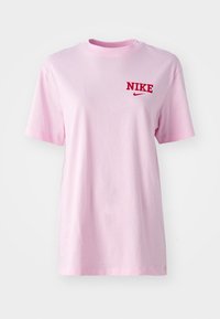 PRINCETON CREW  - Marškinėliai su spaudiniu - pink foam/university red