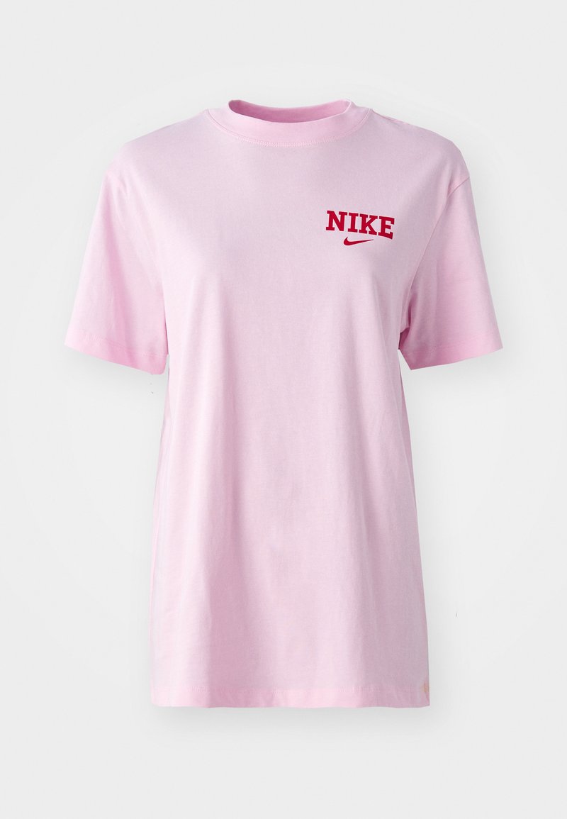 Nike Sportswear PRINCETON CREW - Print T-shirt - pink foam/university ...