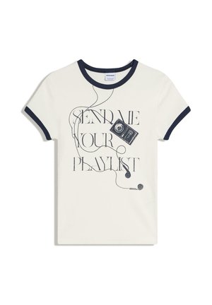 SHORT SLEEVE - Printtipaita - white