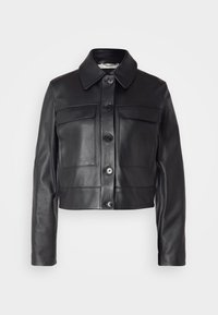 BOSS SADENIA - Giacca di pelle - black