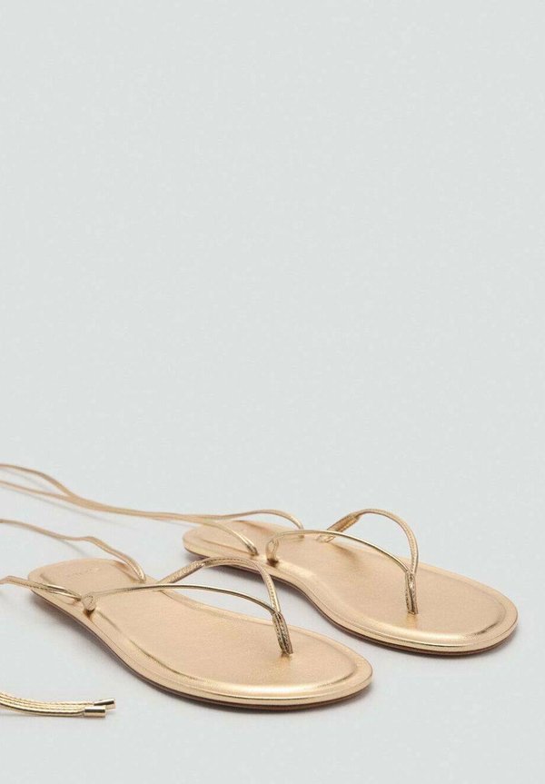 ORIOL - T-bar sandals - gold3
