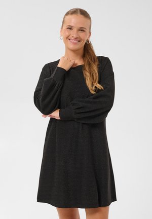 Kaffe, KAREBECCA DRESS - Robe pull - black glitter
