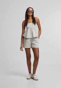 Urban Classics STRIPED CAMI - Topper - cloud white