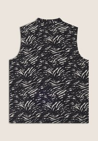 Freddy Top - black zebra animalier