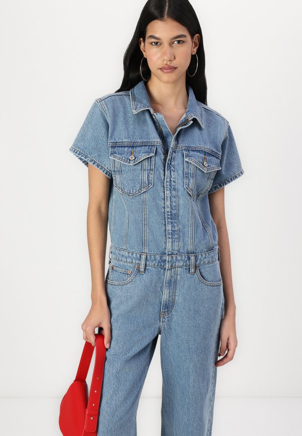 Denim Jumpsuit - Jumpsuit - medium wash3