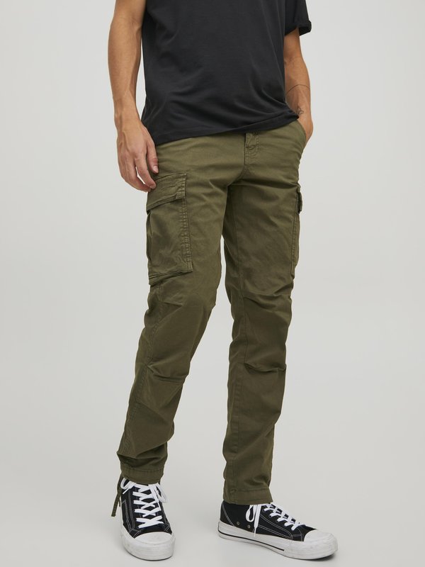 JPSTACE JJTUCKER AMA - Cargo trousers - olive night