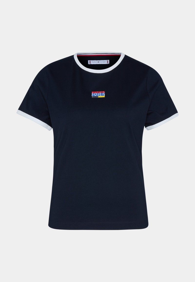 Tommy Hilfiger T-shirt print donkerblauw