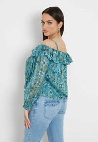 Guess BLUMEN - Camicetta - blumenmuster grün