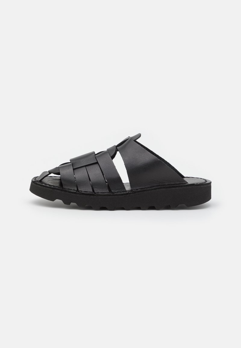 Damen Sneaker | LÄST HOLLY Pantolette flach black/schwarz - EL40519 Damen Sneaker | LÄST HOLLY Pantolette flach black/schwarz - EL40519
