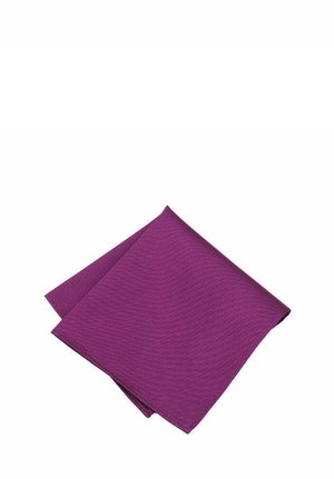 Purple textured napkin with a wave pattern, folded neatly. Made from a lightweight fabric suitable for dining or decorative use.