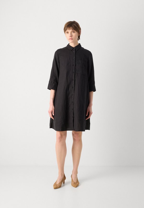 SHIRT DRESS A SHAPED 3/4 SLEEVE  SHORT LENGTH  BREAST POCKET - Shirt dress3