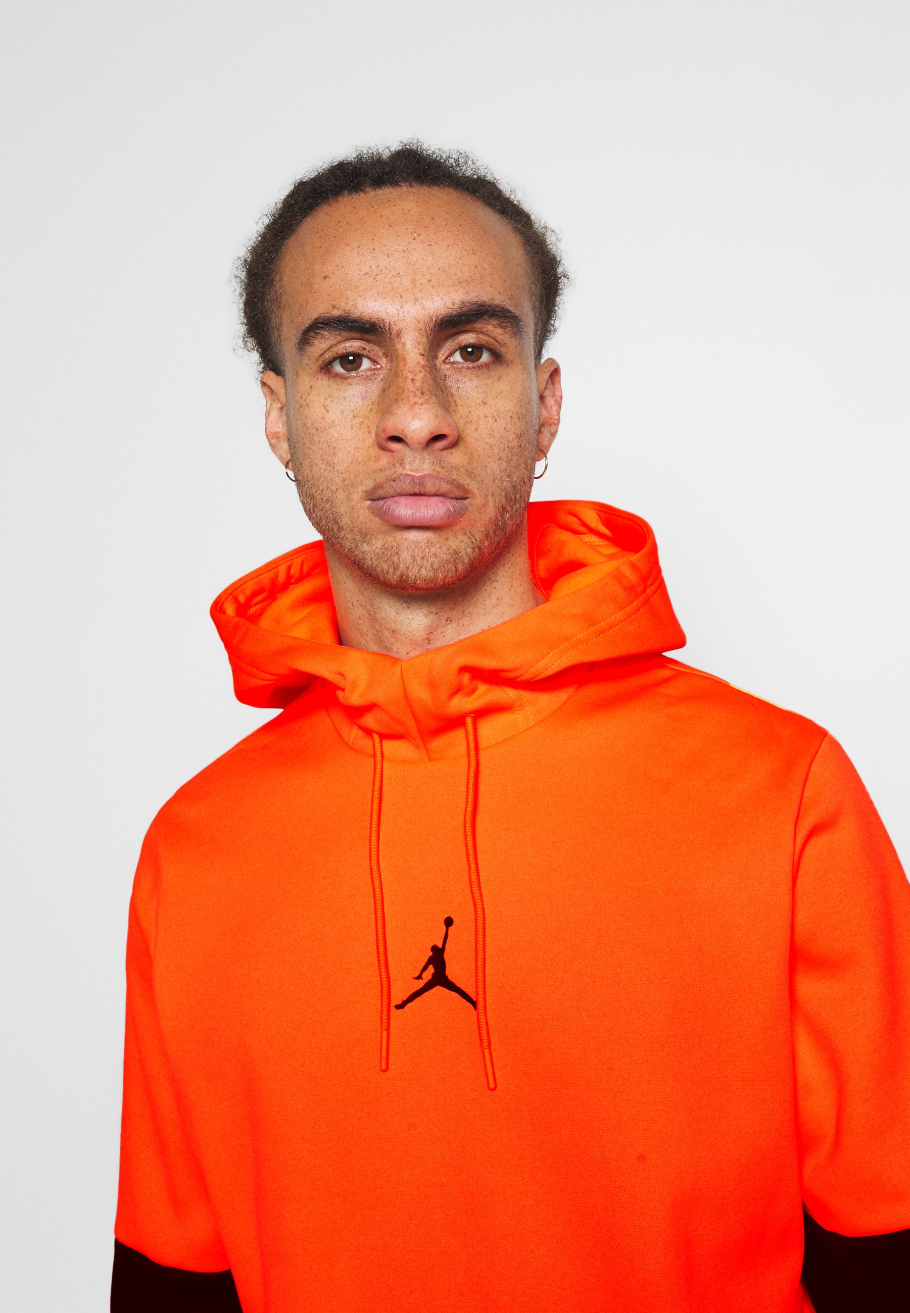 total orange hoodie