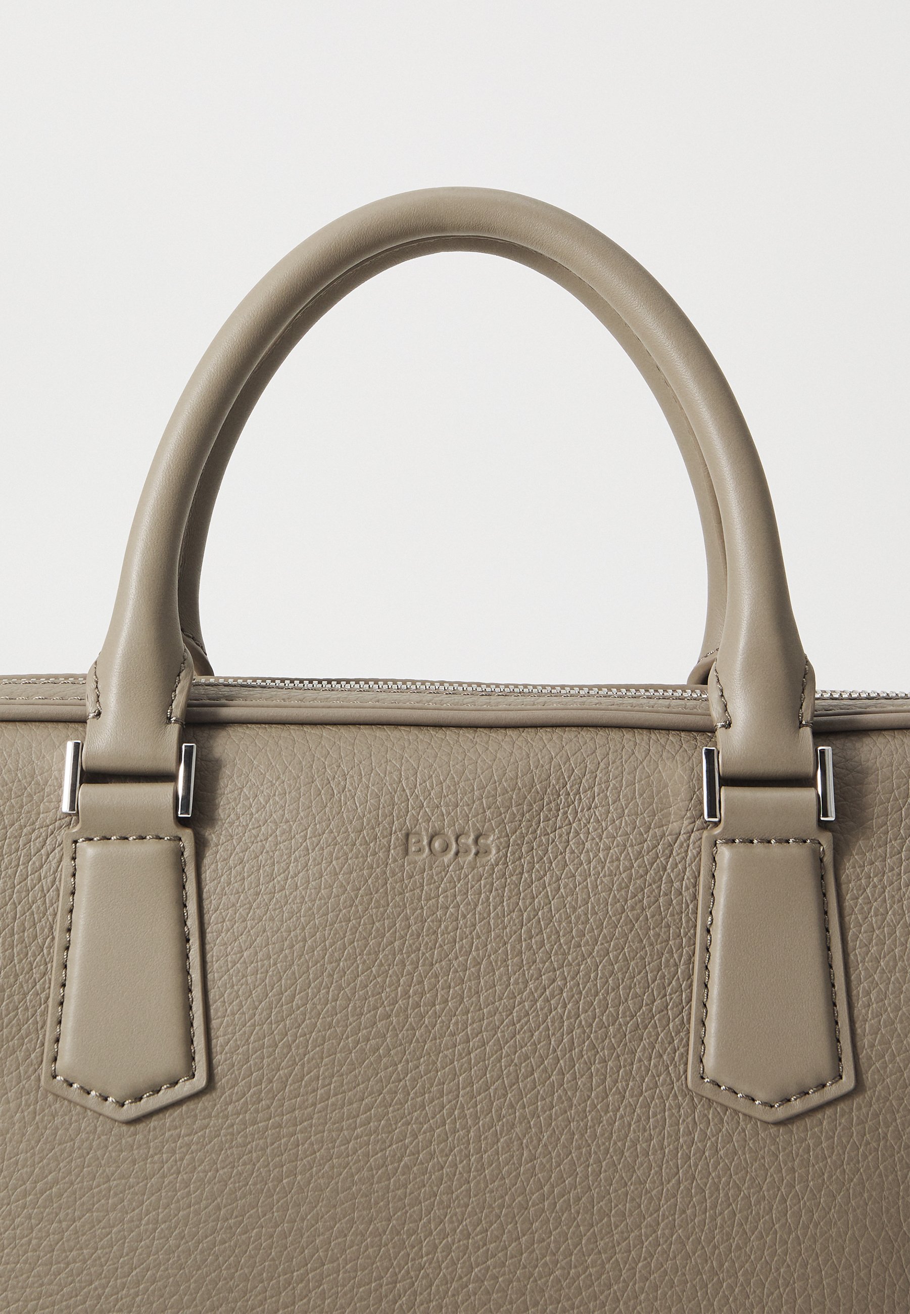 BOSS NEW CROSSTOWN - Laptop bag - taupe/green - Zalando.co.uk