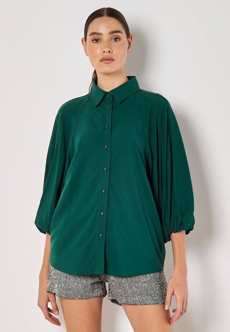 Apricot Hemdbluse - green