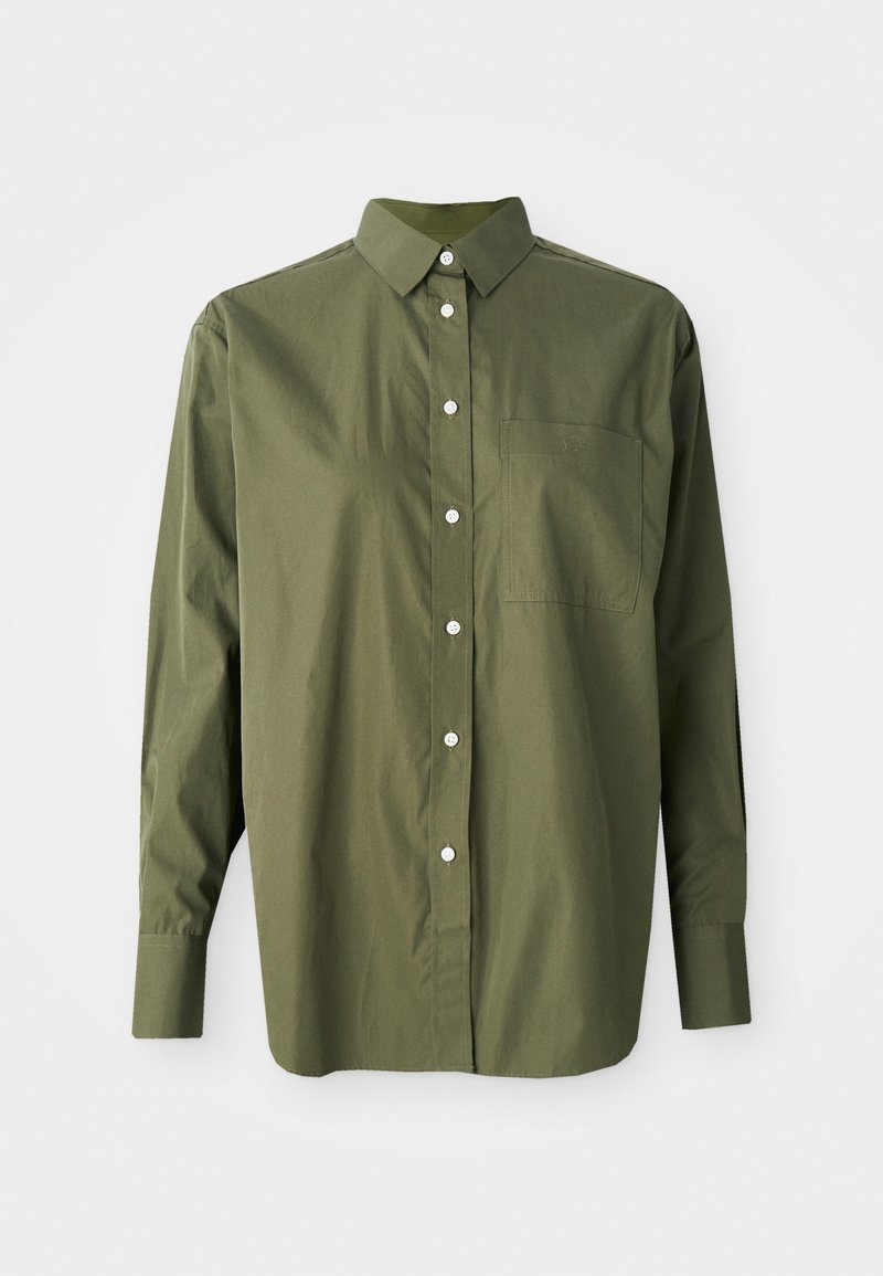 Lacoste Overhemdblouse olijfgroen
