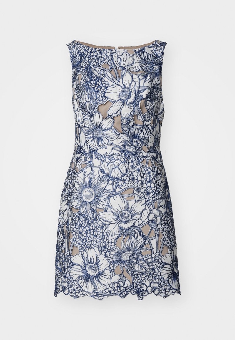 Marchesa Notte Cocktailjurk donkerblauw