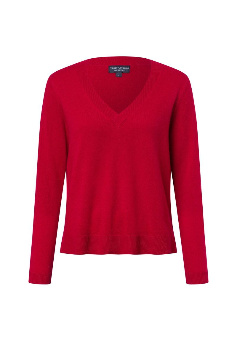 Franco Callegari Strickpullover - rot