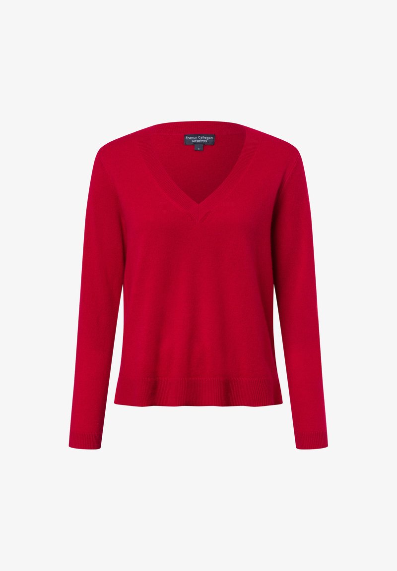 Franco Callegari Strickpullover - rot