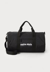 GRAPHIC CROSSBODY DUFFLE - Sporttáska - black