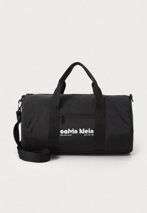 GRAPHIC CROSSBODY DUFFLE - Sports bag - black