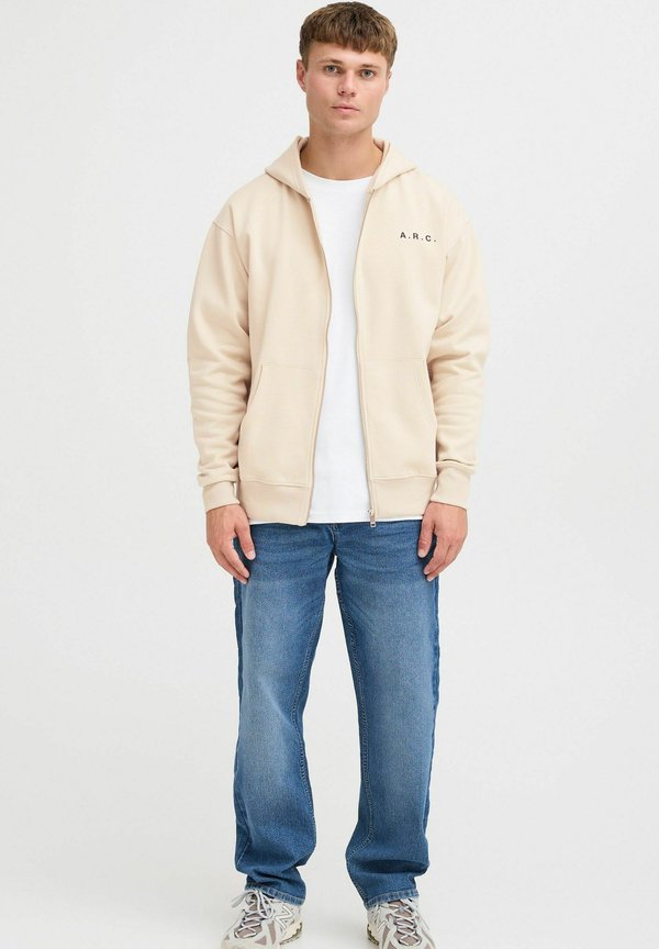 SDHENNE - Zip-up sweatshirt - oatmeal2
