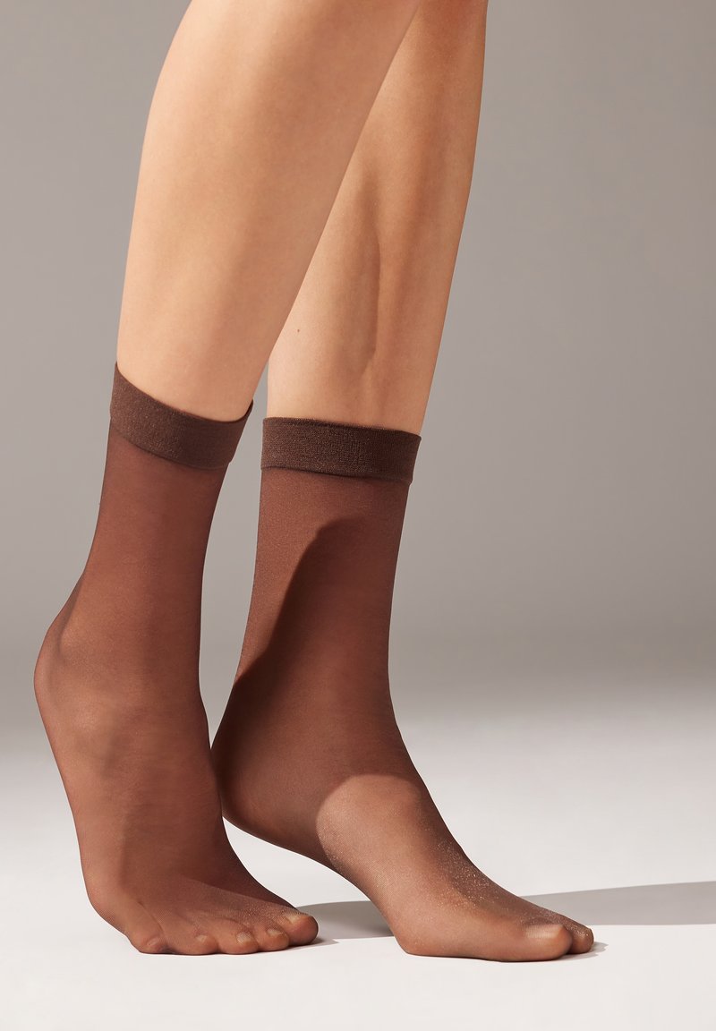 Calzedonia 20 DEN SHEER - Calcetines - moka