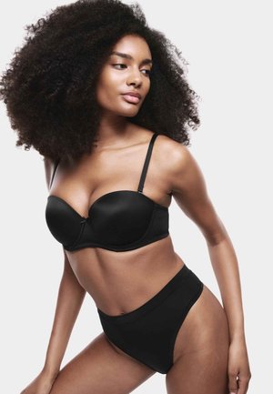 Marks & Spencer 2PACK PADDED - Stropløse & variable BH'er - white/black